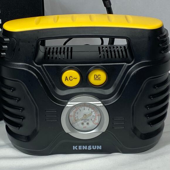 Kensun Portable Air Compressor Pump 12V DC 110V AC Swift Tire Inflator 120 PSI - Picture 2 of 5